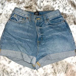 BDG high rise, mom shorts